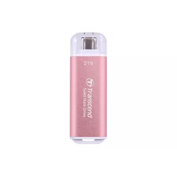 Väline pooljuhtketas TRANSCEND TS2TESD300P 2 TB USB-C, kuni 1050/950 MB/s, alumiinium, sinine