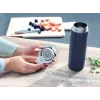 Reisikruus Leifheit 03275 600 ml roostevaba teras, kahekordse seinaga, lekkekindel, klappkaas, käepide, must/sinine