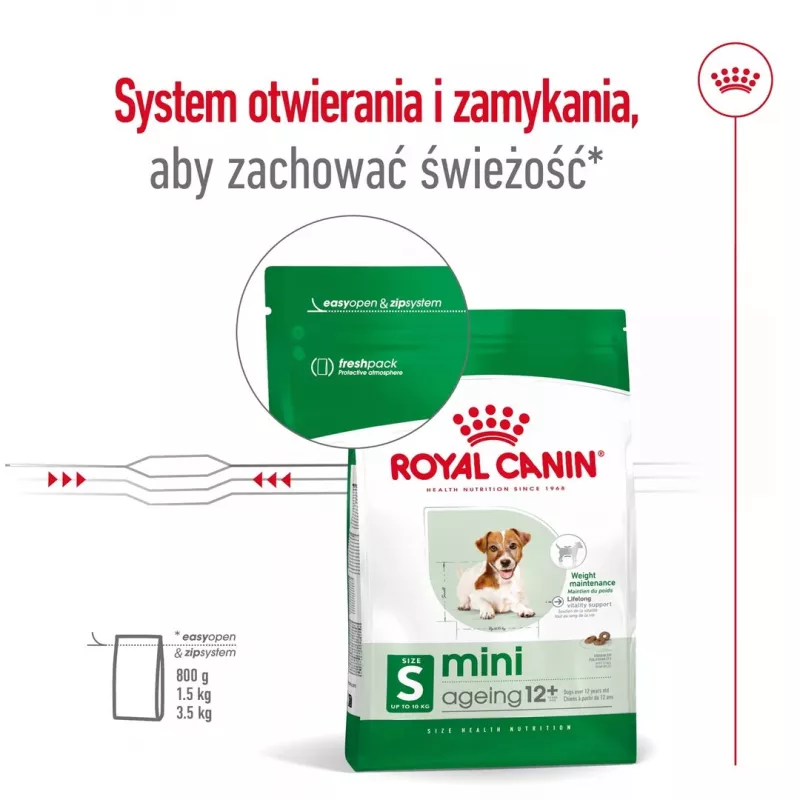 ROYAL CANIN Mini Ageing Adult +12 - kuiv koeratoit - 3,5 kg