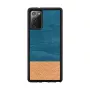 Nutitelefoni ümbris man and wood Galaxy Note 20 teksariie must — kaitsev teksastiilis kaas