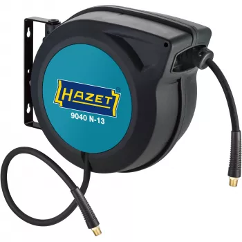 HAZET 9040N-13 – seinale paigaldatav rull – automaatne – funktsionaalne – must – sinine – plast – polümeer – seinale paigaldatav