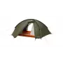 Kuplikujuline/iglu telk Easy Camp Rondane 3 — 3-kohaline, polüester-pealisriie, alumiiniumist postid, tumeroheline