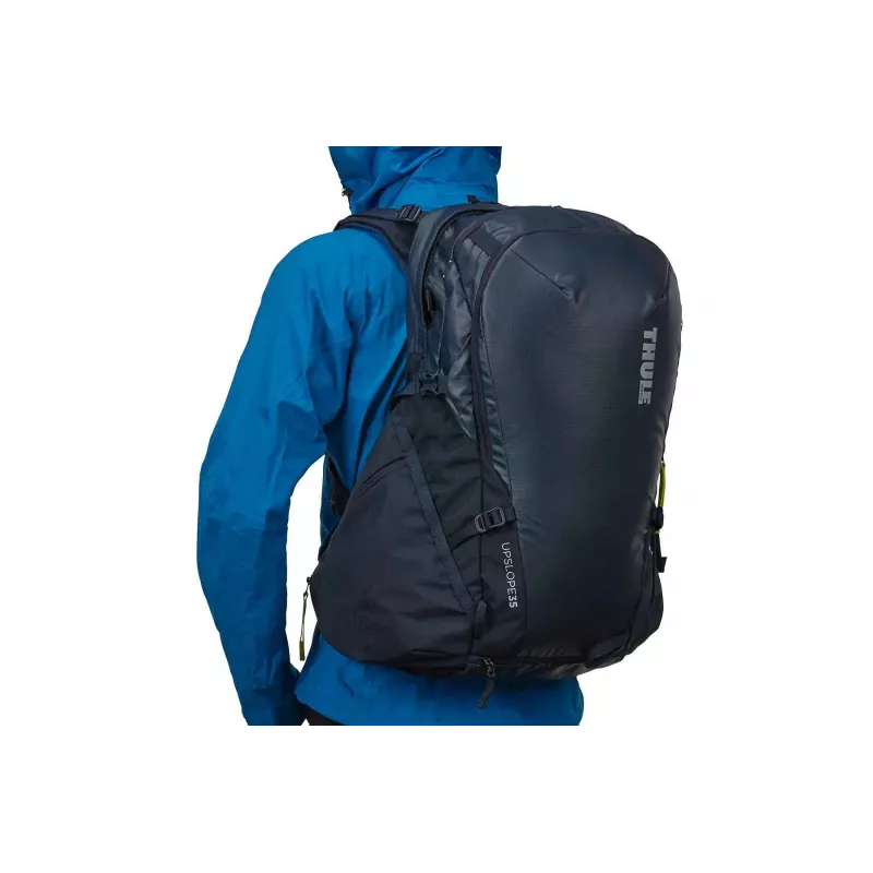 Thule 3610 Upslope 35L eemaldatava õhupadja 3.0-ga valmis suusa- ja lumelauaseljakott Lime Punch
