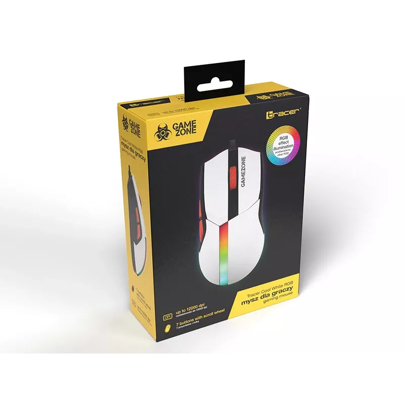 Hiir Tracer 47417 Gamezone Cool Valge RGB USB