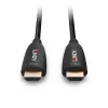 Lindy 10m Fiiberoptiline Hübriid HDMI 8K60 Kaabel, 10 m, HDMI tüüp A (standard), HDMI tüüp A (standard), 48 Gbit/s, Must