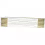 Kokkuvolditav joonlaud STANLEY 0-35-458, puidust, 2 m, 17 mm laius, valge/kollane