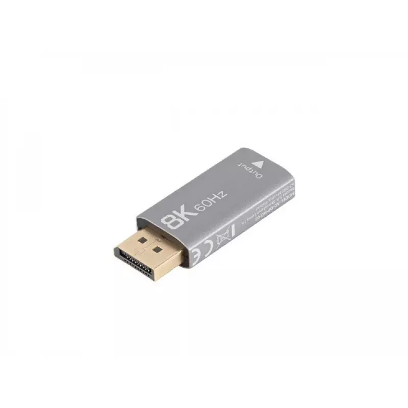 Lanberg AD-DP-HD-03 videokaabli adapter 0 m DisplayPort HDMI hõbedane