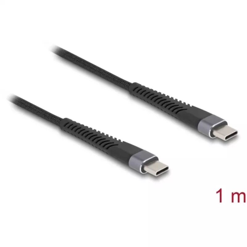 USB-kaabel DeLOCK 81124 USB 2.0 1 m USB C Must