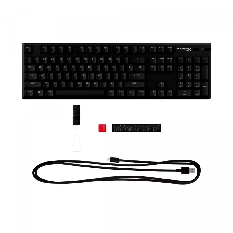 HyperX Alloy Origins PBT HX Red - mehaaniline mänguklaviatuur