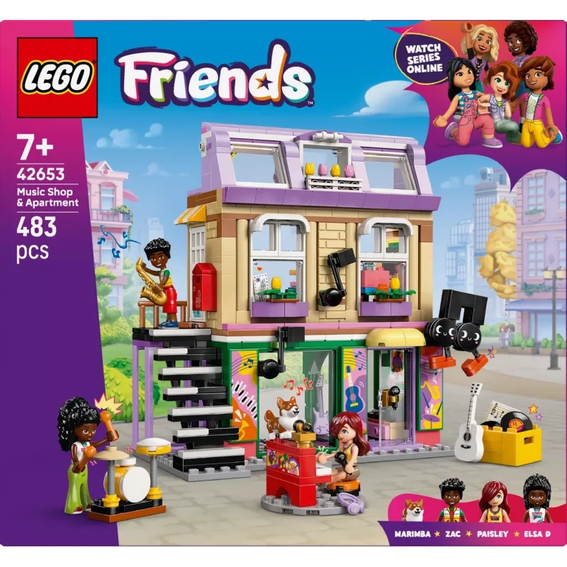LEGO FRIENDS 42653 Muusikapood ja korter