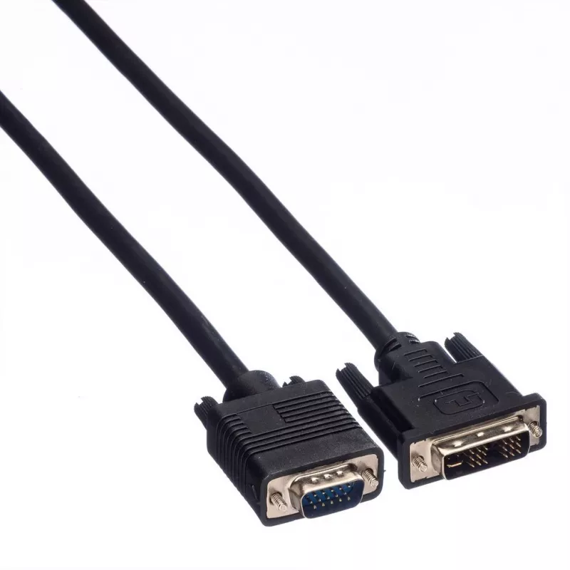 VALUE DVI-VGA kaabel, DVI (12+5) ST - VGA ST 2,0m (11.99.5420)
