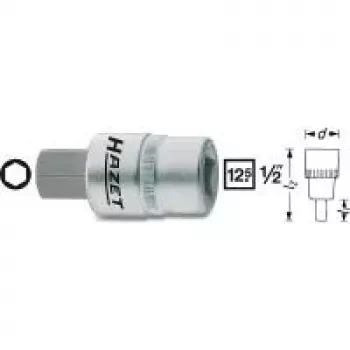 Hazet Sisekuuskant-kruvikeeraja otsik 12,5 mm (1/2), pidurisadula kruvikeeraja otsik 986-9 ajam (Werkze (986-9)