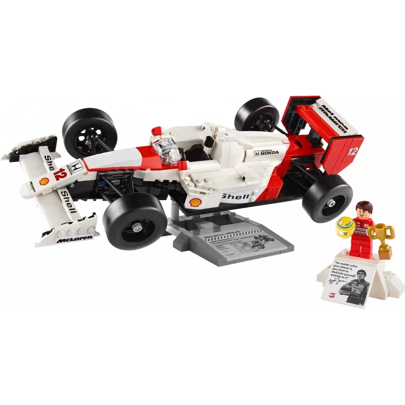 LEGO komplekt McLaren MP4/4 Ayrton Senna 10330 — LEGO ICONS mudelauto väljapanek