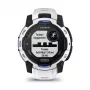 Nutikell GARMIN Instinct 2 45 mm, MIP 0,9 tolli (176×176), GPS, päikeseenergia, silikoonrihm sinine/valge