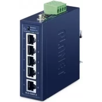 Haldamatu 5‑pordiline Gigabit Ethernet lüliti PLANET IGS-500T-E (10/100/1000), sinine