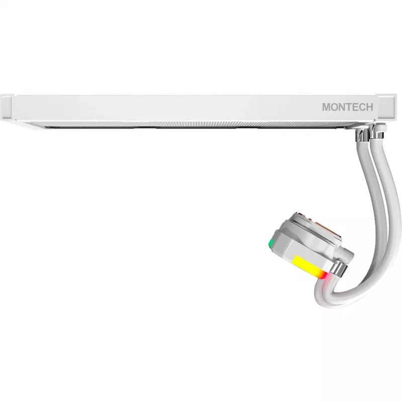 360mm radiaator Montech HyperFlow ARGB 360 Valge — 360mm vedelikjahutusradiaator arvutile