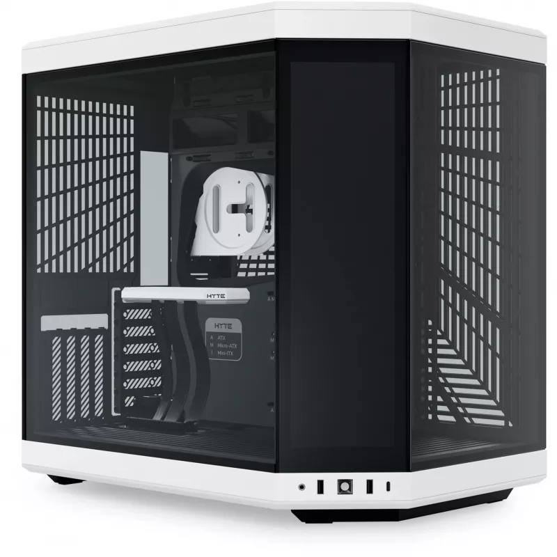 HYTE Y70 Touch Infinite Midi Tower Must, Valge