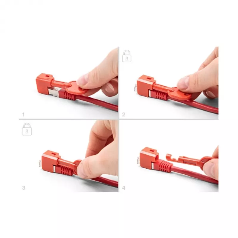Pordiblokeerija DeLOCK 20929 RJ45 10 tk punane