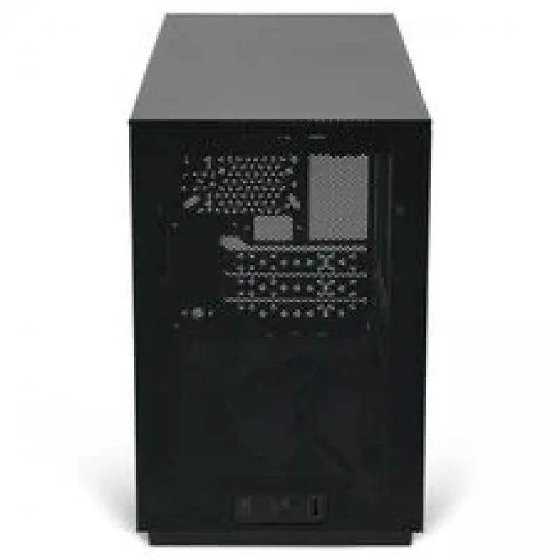 Mini ITX/ATX arvutikorpus ssupd Meshroom D (CS-MRD-BK-1) — kompaktne must korpus võrkpaneelidega