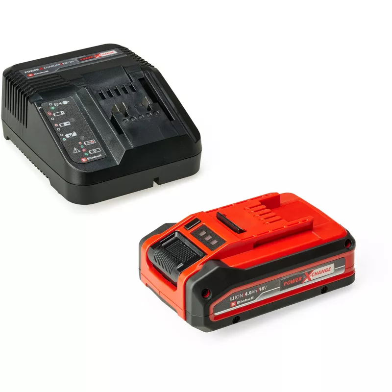 Juhtmeta lööktrell EINHELL Power X-Change TE‑HD 18 Li, 18V, Li‑Ion 4.0 Ah Plus, puuride ja peitlite komplektiga