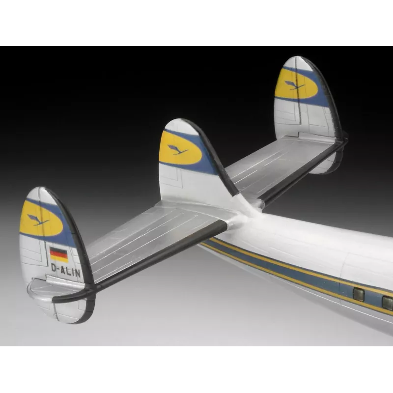 Plastmudeli komplekt REVELL Lockheed L.1049G Super Constellation Lufthansa värvitoonis