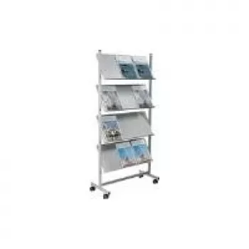 Helit H6813499 - Metall - Hall - 4 riiulit - 750 mm - 390 mm - 1580 mm