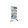 Helit H6813499 - Metall - Hall - 4 riiulit - 750 mm - 390 mm - 1580 mm