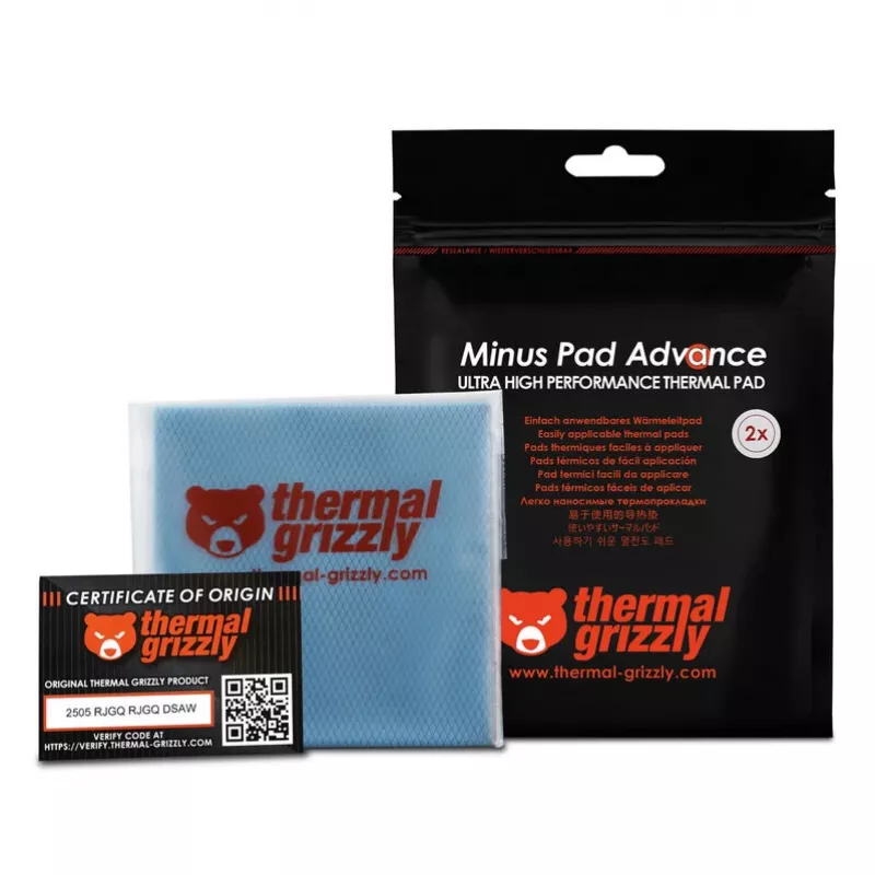 Thermal Grizzly Minus Pad Advance - 100 x 100 x 2,0 mm, 2 tk