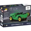 Ehitusmänguasi Cobi Jeep Willys CJ-2A roheline mudel 24517 – klotsiehituskomplekt