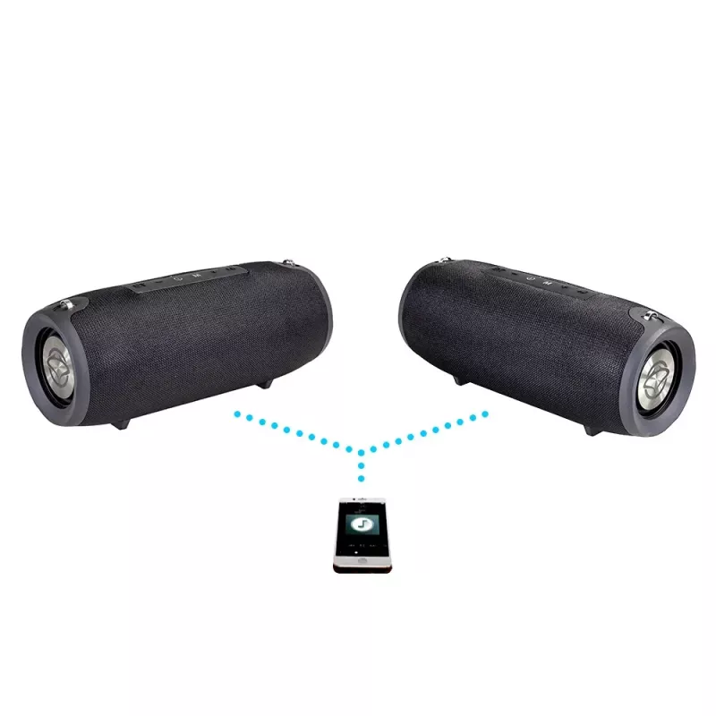 Kaasaskantav Bluetooth-kõlar MANTA SPK15GO-BK — 20W, 3600 mAh, kuni 8 h, must