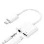 Topeltadapter iPhone Lightning - 3,5 mm kõrvaklapid ja laadimine