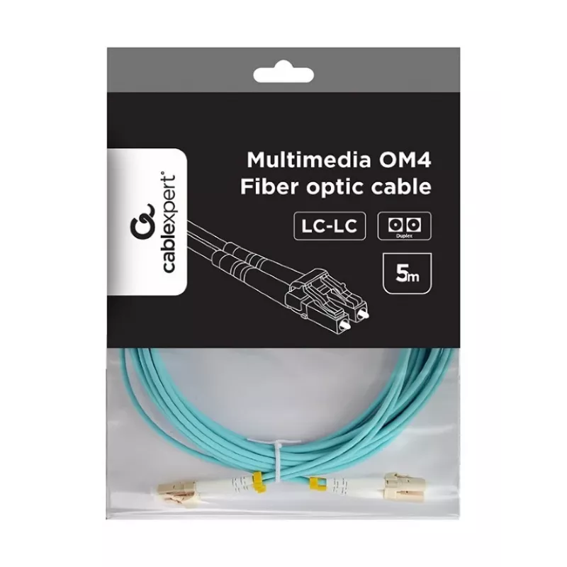 Gembird mitmemoodiline dupleks OM4 50/125 fiiberoptiline kaabel LC/LC 5 m