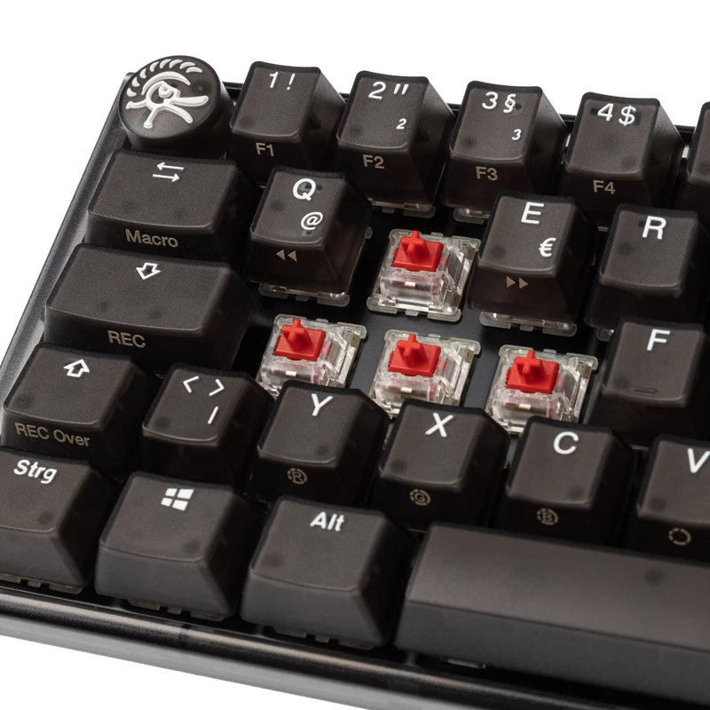 Ducky One 3 SF klaviatuur, mängimiseks, USB, must