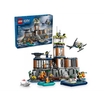 LEGO City ehitusmänguasi politseijaam koos vanglaga Vanglasaar 60419 — 980 detaili, 7 minifiguuri, 370×400×160 mm