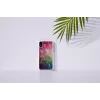 Nutitelefoni ümbris iKins iPhone XR jaoks – vee-lille disain, valge