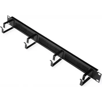 ROLINE 19-tolline 1U patch-paneel harjaliistuga 44x60mm must