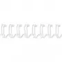 Fellowes - Köitespiraal - 8 mm - 34 rõngast - A4 (210 x 297 mm) - 50 lehte - Valge - 100 tk. - mudelile Fellowes WB 500 (53258)