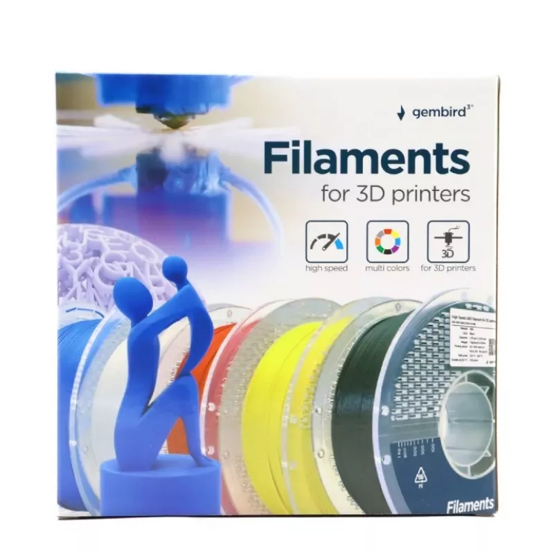 GEMBIRD ABS 3D-printimisniit 1,75 mm punane 1 kg