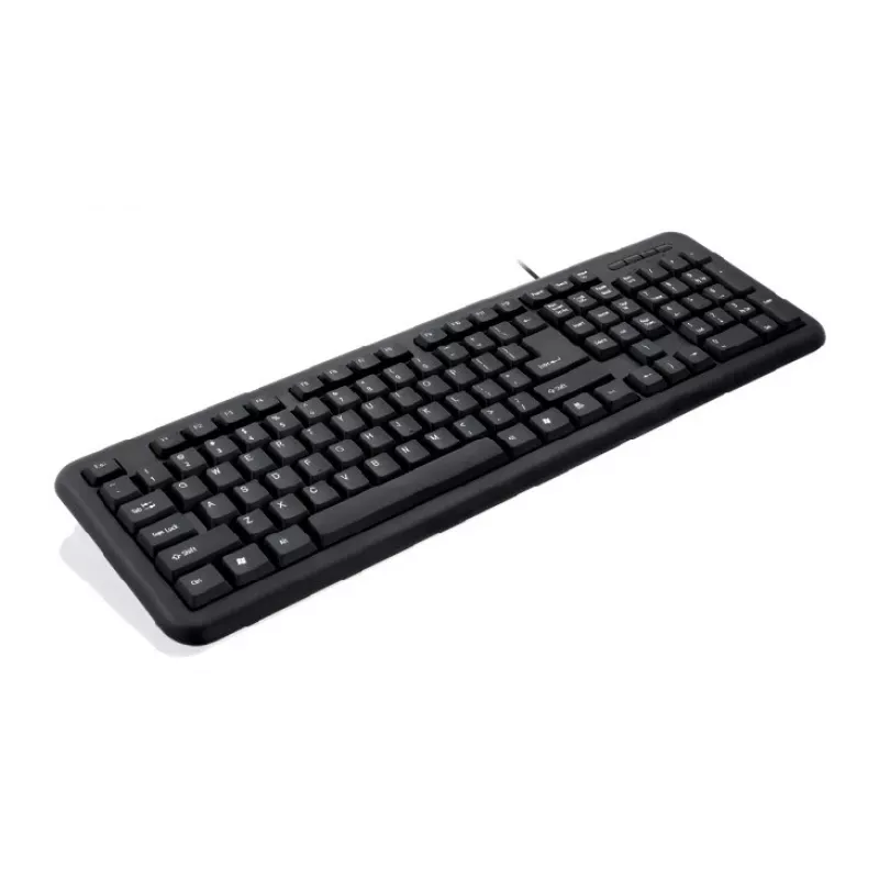 iBox OFFICE KIT II klaviatuur, hiir kaasas, USB, QWERTY, inglise, must