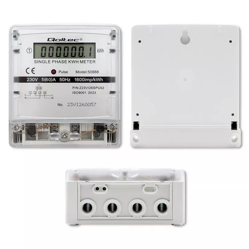 Ühefaasiline elektrooniline energiatarbimise arvesti 230V LDC