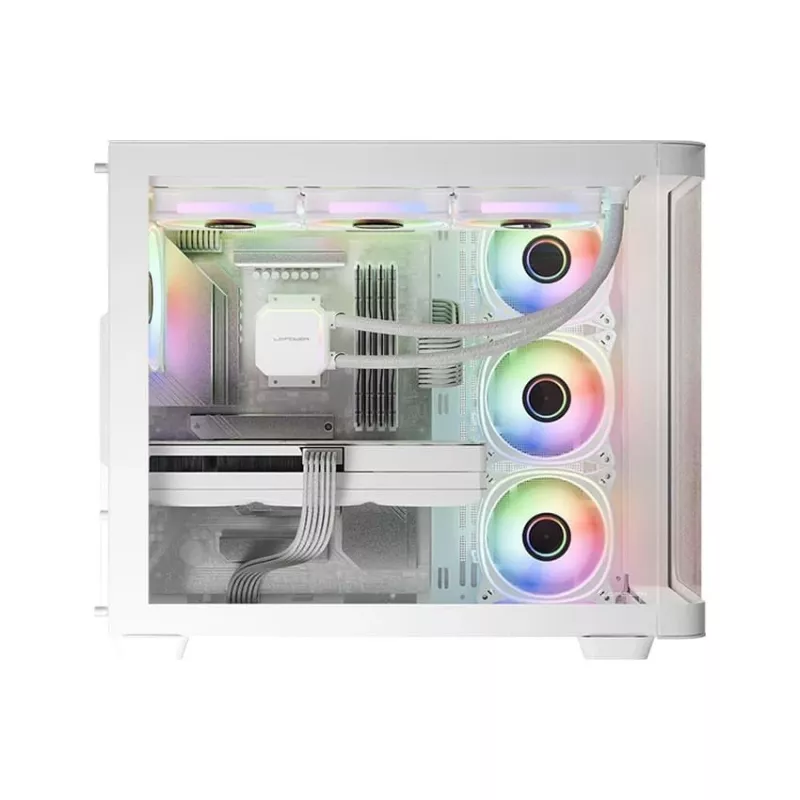 Arvutikorpus Midi LC-Power Gaming 8001W Pro-Storm Light, ATX, Must