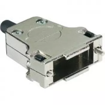 Harting D-SUB korpus, pooluste arv: 9, metallist, 180 °, hõbedane, 09 67 009 0344, 1 tk (09 67 009 0344)