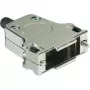 Harting D-SUB korpus, pooluste arv: 9, metallist, 180 °, hõbedane, 09 67 009 0344, 1 tk (09 67 009 0344)