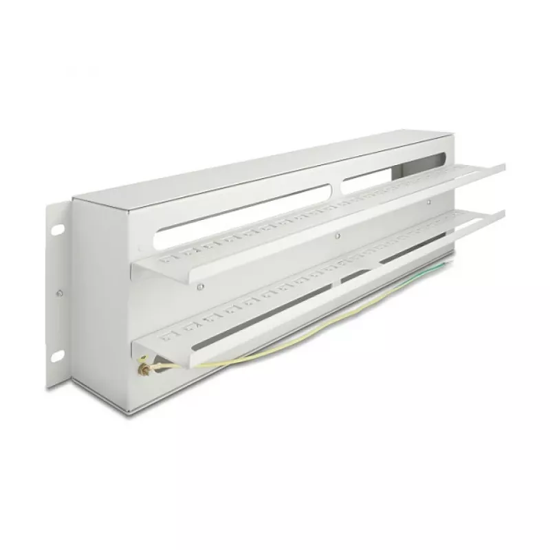 Kaitselülituspaneel DeLOCK 67196 Metallhall laiusega 132 mm