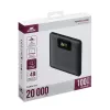 Akupank Rivacase VA1090 — 20000 mAh, 77 Wh, koguväljundvõimsus 100 W, 440 g