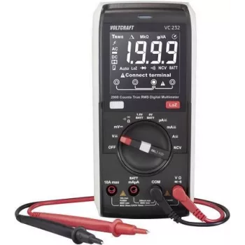 VC232 käsimultimeeter digitaalne CAT III 600 V ekraani näidud 2000 (VC-12884300)