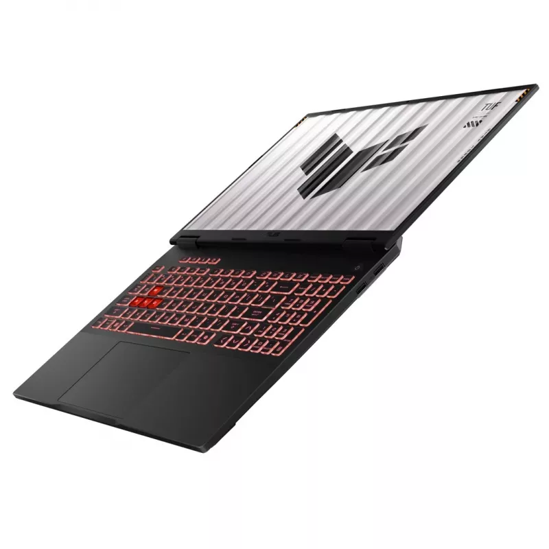 ASUS TUF Gaming A16 FA608 sülearvuti 16 tolli — AMD Ryzen 7 260 (8c/16t, kuni 5.1 GHz), 16 GB DDR5, 512 GB PCIe 4.0 SSD, NVIDIA GeForce RTX 5070 8 GB