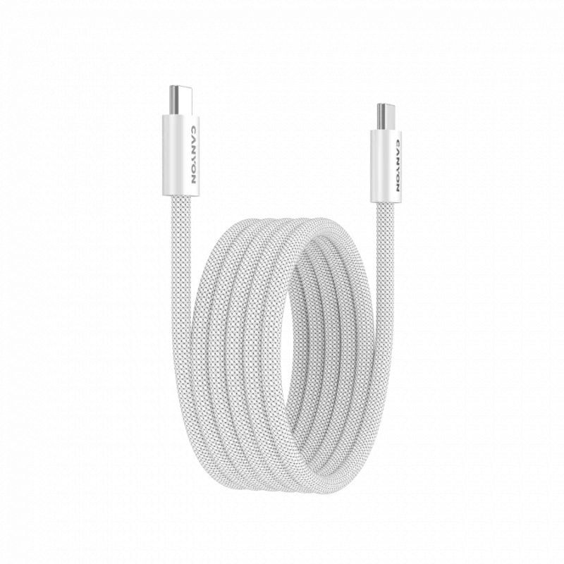 CANYON kaabel OnWire 60MG C-C 60W Magnet Punutud 1m Valge