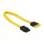 SATA-kaabel DeLOCK 83949 0,2 m SATA 7-kontaktiline kollane
