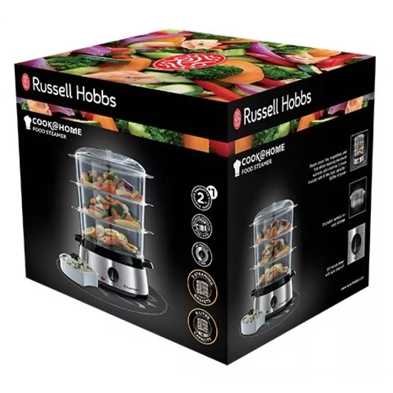 Auruti Russell Hobbs 19270-56, 3 korvi, kokku 9 L, 800 W, roostevaba teras